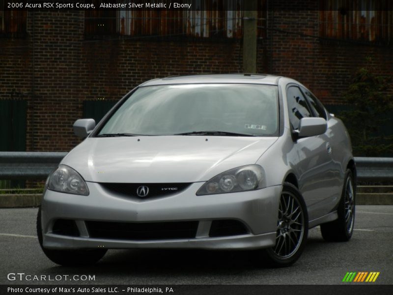 Alabaster Silver Metallic / Ebony 2006 Acura RSX Sports Coupe
