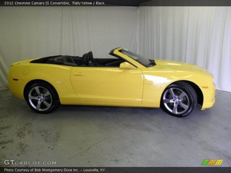 Rally Yellow / Black 2012 Chevrolet Camaro SS Convertible
