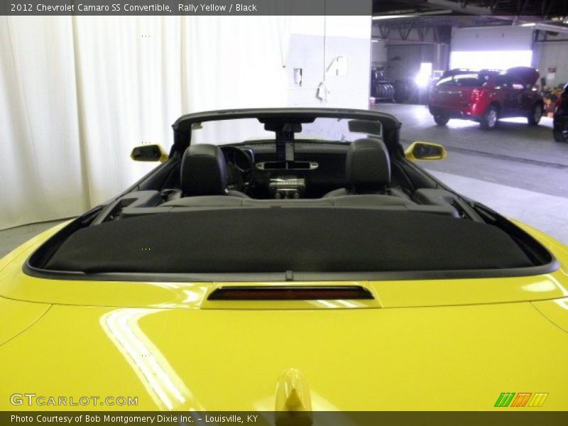 Rally Yellow / Black 2012 Chevrolet Camaro SS Convertible