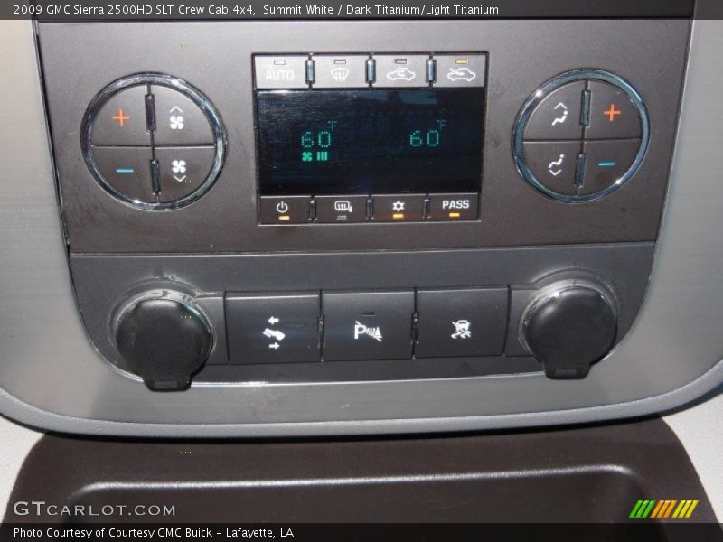 Summit White / Dark Titanium/Light Titanium 2009 GMC Sierra 2500HD SLT Crew Cab 4x4
