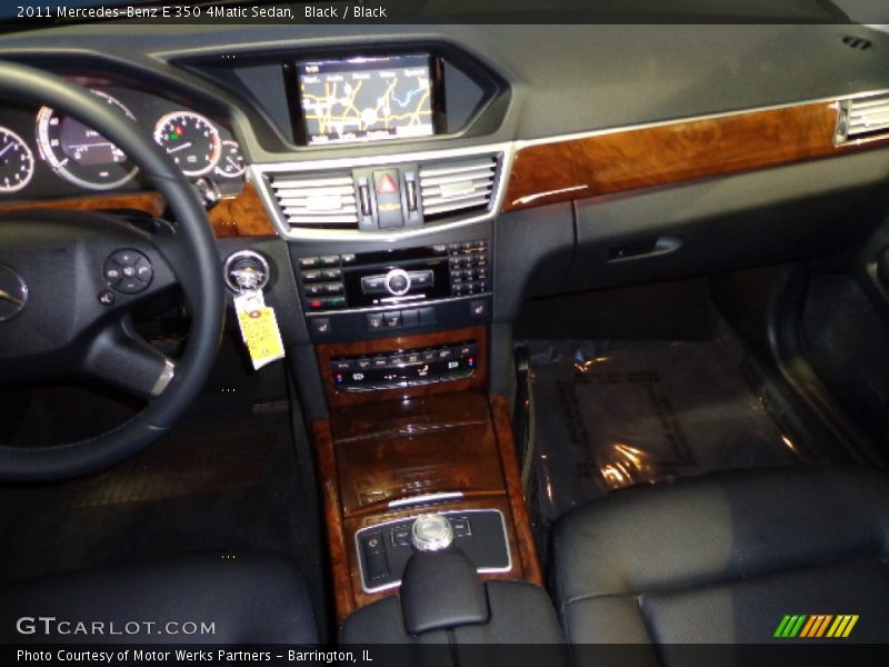 Black / Black 2011 Mercedes-Benz E 350 4Matic Sedan