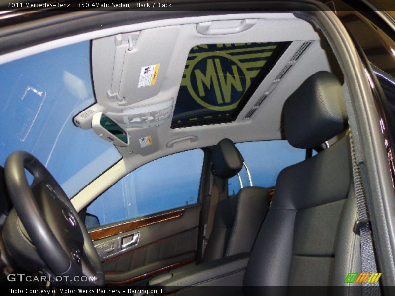Black / Black 2011 Mercedes-Benz E 350 4Matic Sedan