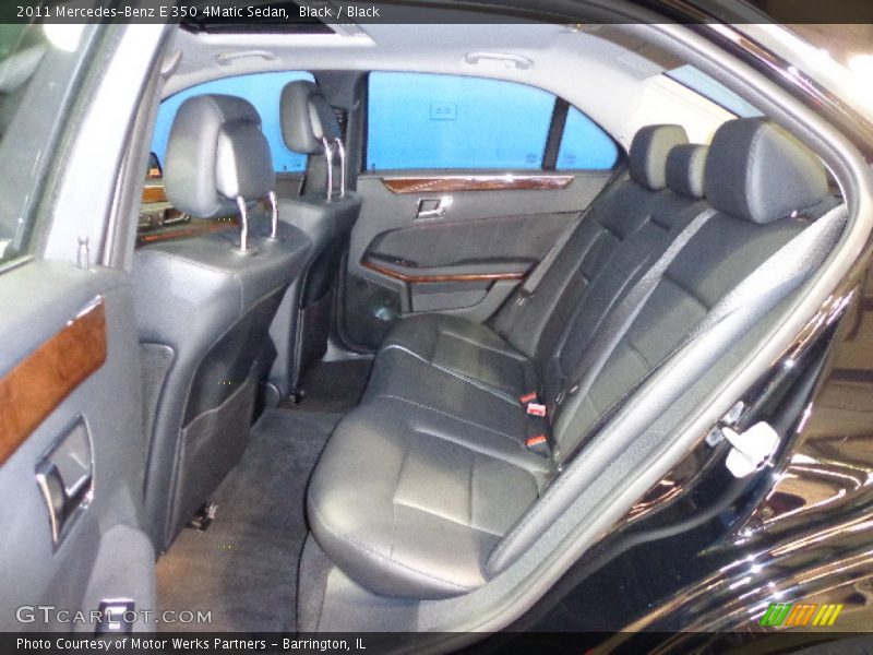 Black / Black 2011 Mercedes-Benz E 350 4Matic Sedan
