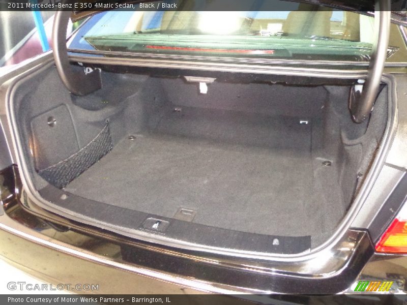 Black / Black 2011 Mercedes-Benz E 350 4Matic Sedan