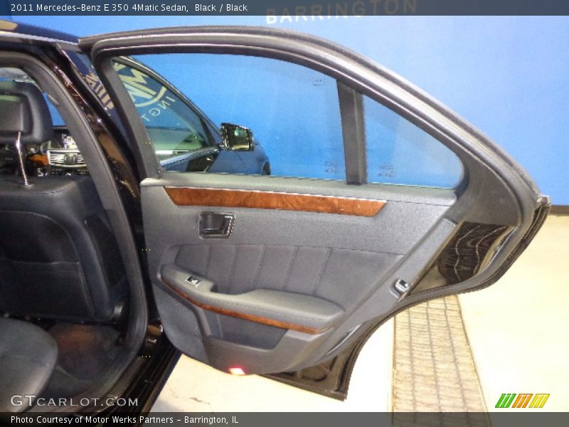 Black / Black 2011 Mercedes-Benz E 350 4Matic Sedan