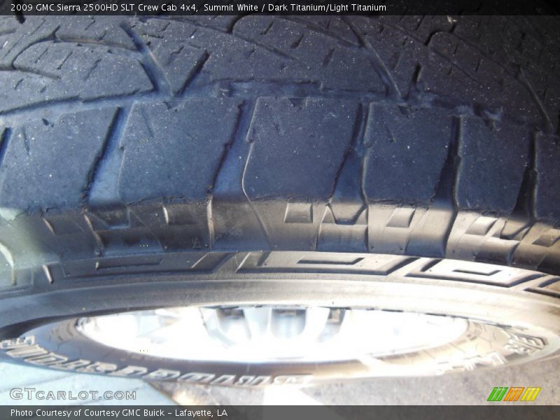 Summit White / Dark Titanium/Light Titanium 2009 GMC Sierra 2500HD SLT Crew Cab 4x4