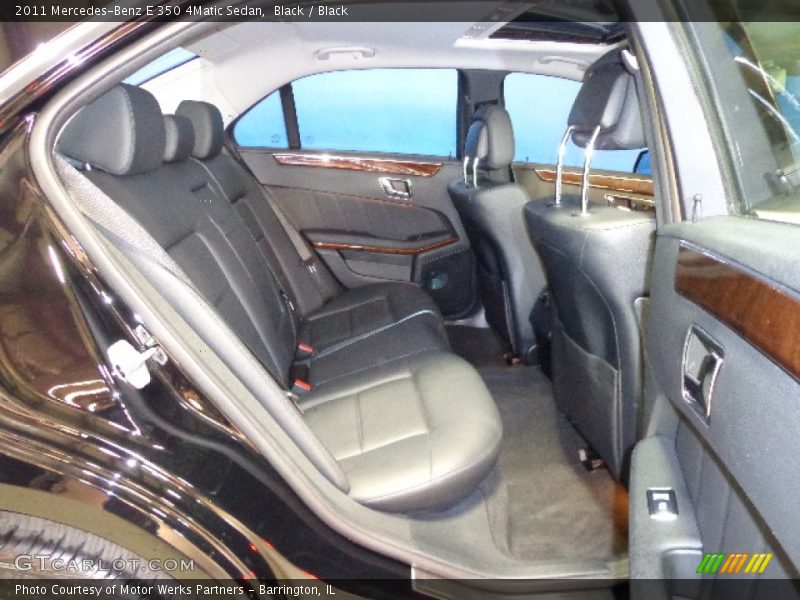 Black / Black 2011 Mercedes-Benz E 350 4Matic Sedan