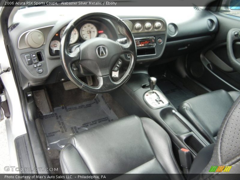 Ebony Interior - 2006 RSX Sports Coupe 