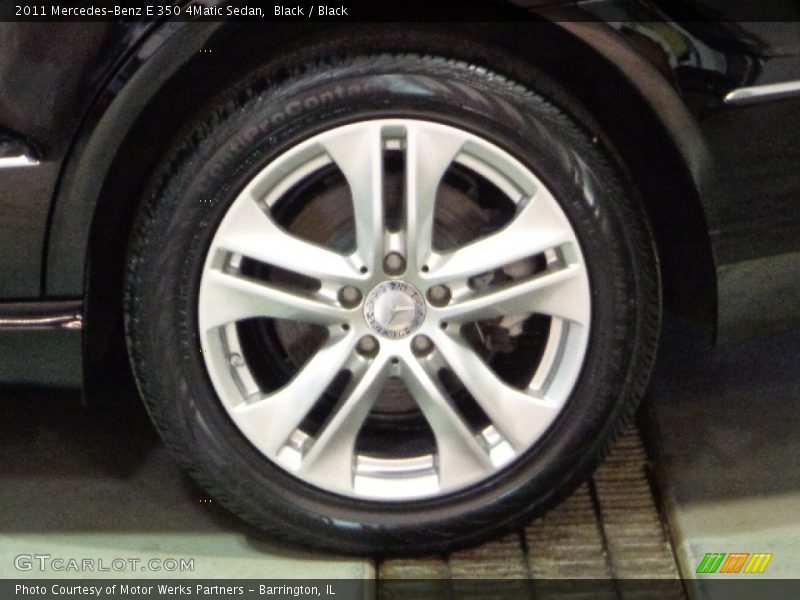 Black / Black 2011 Mercedes-Benz E 350 4Matic Sedan