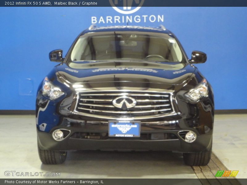 Malbec Black / Graphite 2012 Infiniti FX 50 S AWD