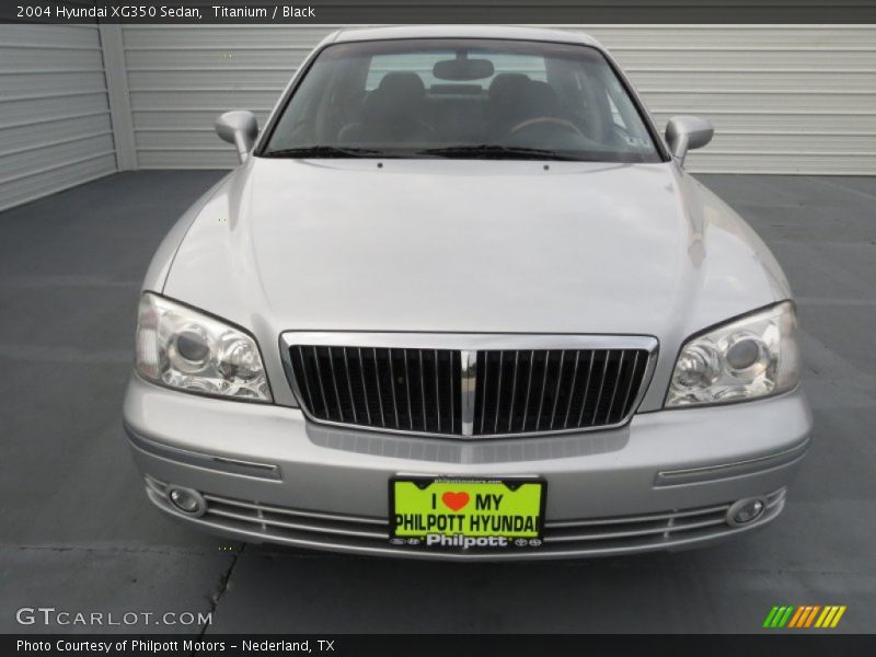 Titanium / Black 2004 Hyundai XG350 Sedan