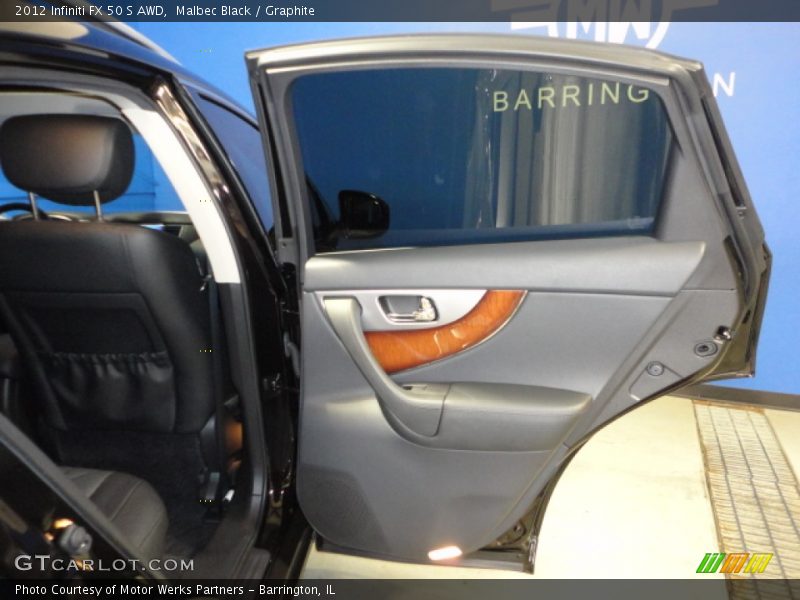 Malbec Black / Graphite 2012 Infiniti FX 50 S AWD