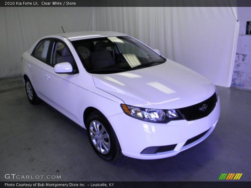 Clear White / Stone 2010 Kia Forte LX