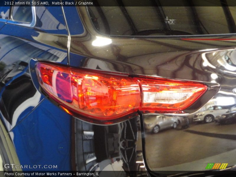 Malbec Black / Graphite 2012 Infiniti FX 50 S AWD