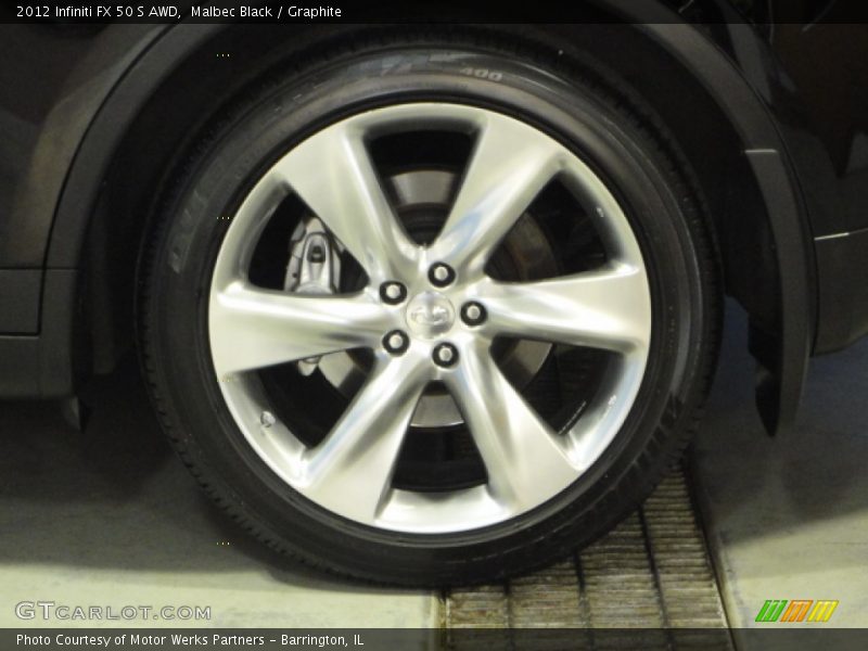 Malbec Black / Graphite 2012 Infiniti FX 50 S AWD
