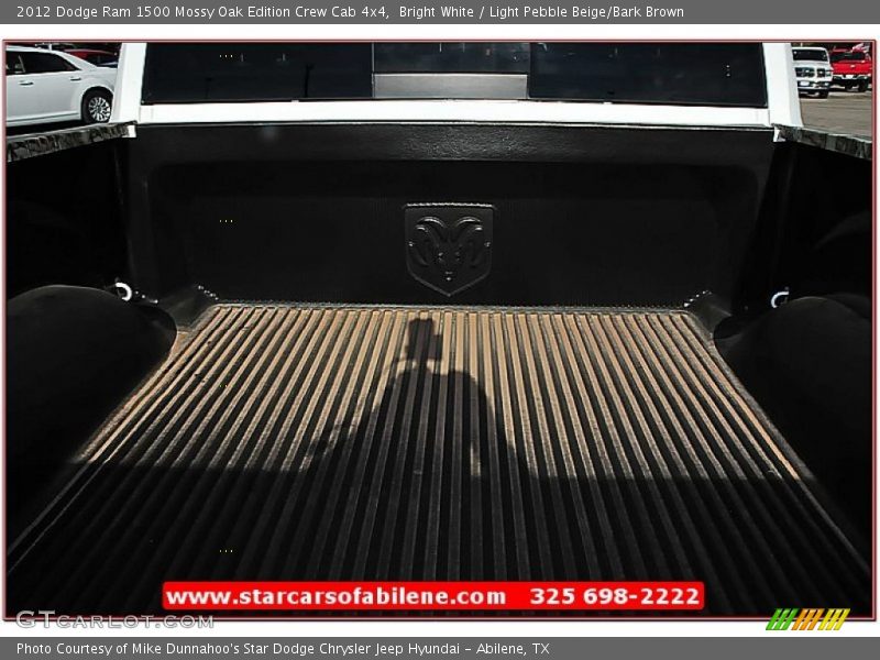 Bright White / Light Pebble Beige/Bark Brown 2012 Dodge Ram 1500 Mossy Oak Edition Crew Cab 4x4