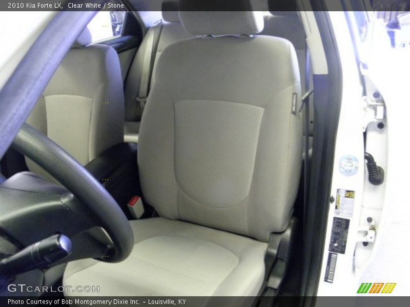 Clear White / Stone 2010 Kia Forte LX