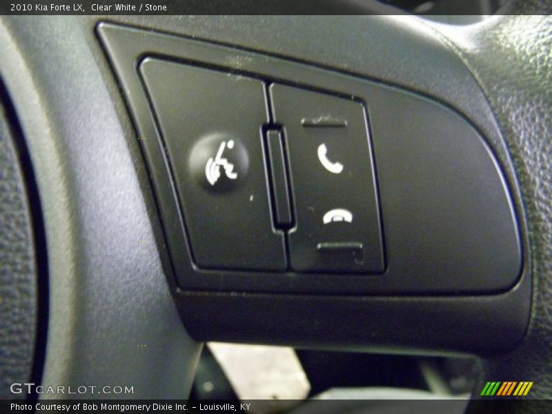 Clear White / Stone 2010 Kia Forte LX