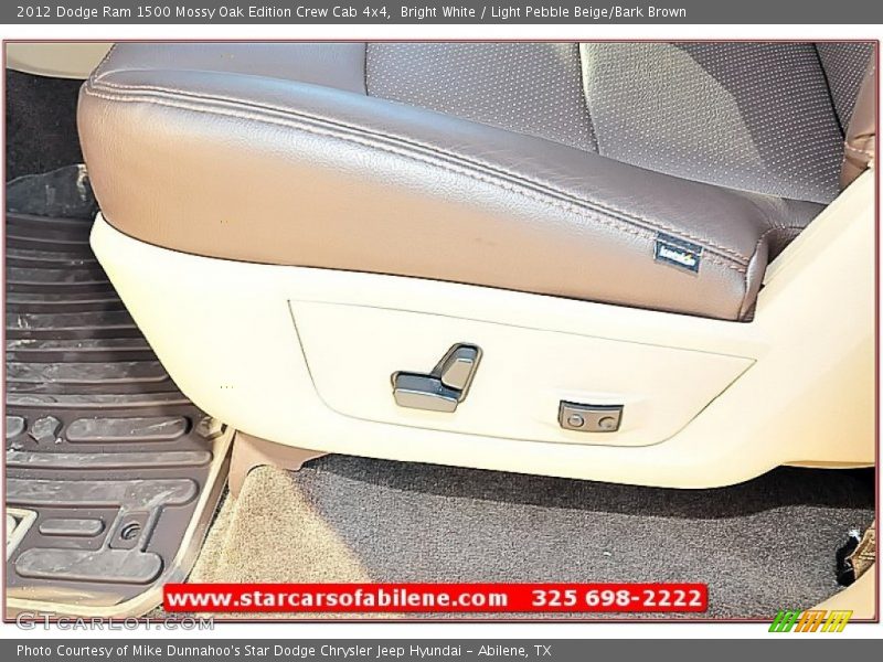 Bright White / Light Pebble Beige/Bark Brown 2012 Dodge Ram 1500 Mossy Oak Edition Crew Cab 4x4