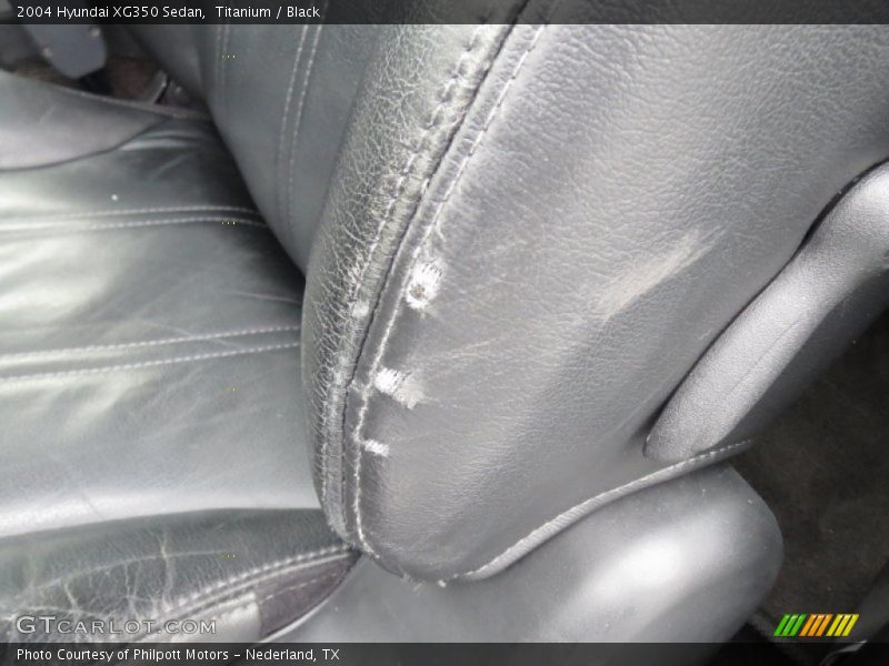 Titanium / Black 2004 Hyundai XG350 Sedan