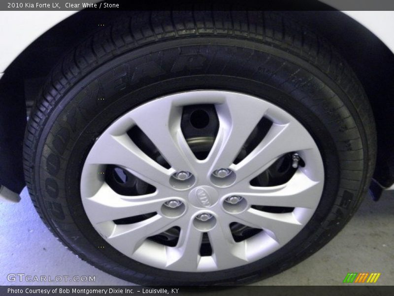 Clear White / Stone 2010 Kia Forte LX