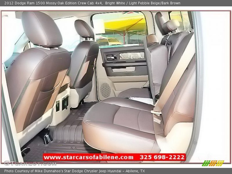 Bright White / Light Pebble Beige/Bark Brown 2012 Dodge Ram 1500 Mossy Oak Edition Crew Cab 4x4