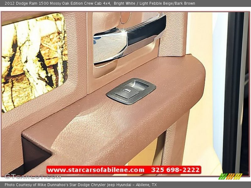 Bright White / Light Pebble Beige/Bark Brown 2012 Dodge Ram 1500 Mossy Oak Edition Crew Cab 4x4