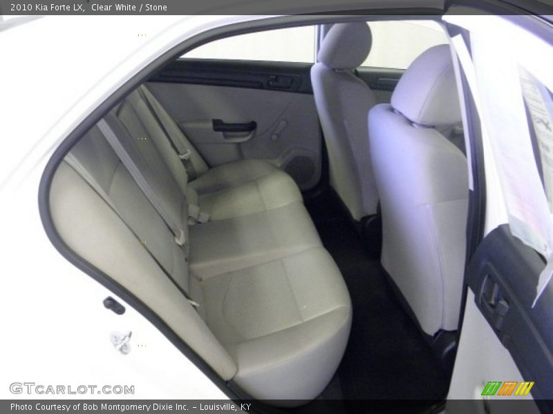 Clear White / Stone 2010 Kia Forte LX