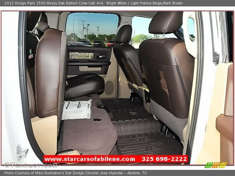 Bright White / Light Pebble Beige/Bark Brown 2012 Dodge Ram 1500 Mossy Oak Edition Crew Cab 4x4