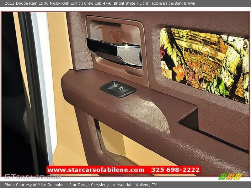 Bright White / Light Pebble Beige/Bark Brown 2012 Dodge Ram 1500 Mossy Oak Edition Crew Cab 4x4