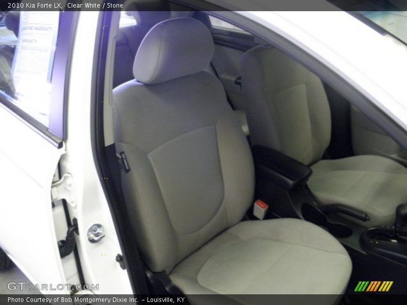 Clear White / Stone 2010 Kia Forte LX