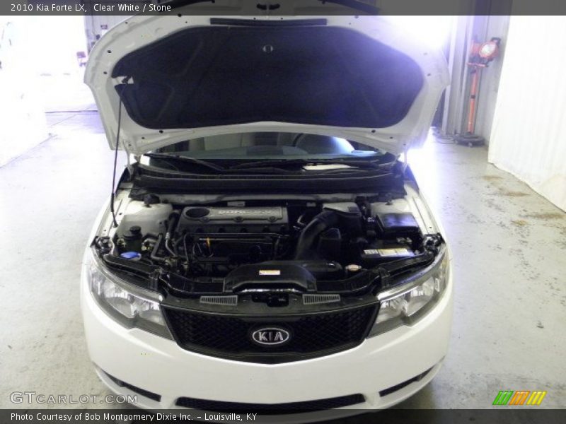 Clear White / Stone 2010 Kia Forte LX