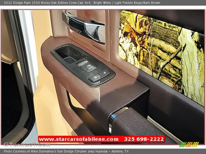 Bright White / Light Pebble Beige/Bark Brown 2012 Dodge Ram 1500 Mossy Oak Edition Crew Cab 4x4