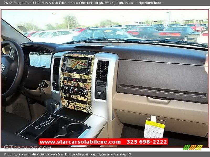 Bright White / Light Pebble Beige/Bark Brown 2012 Dodge Ram 1500 Mossy Oak Edition Crew Cab 4x4