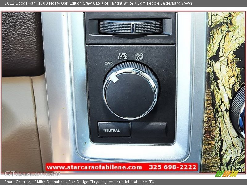 Bright White / Light Pebble Beige/Bark Brown 2012 Dodge Ram 1500 Mossy Oak Edition Crew Cab 4x4