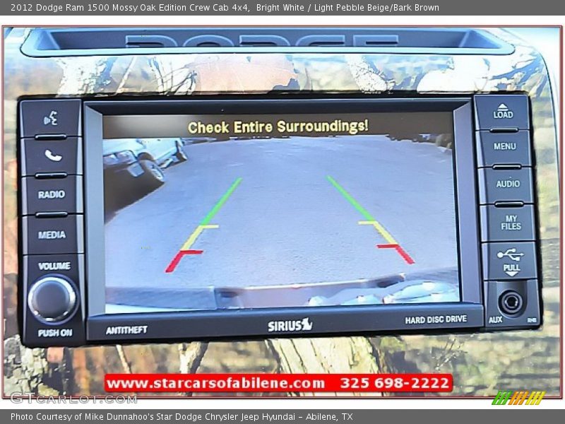 Bright White / Light Pebble Beige/Bark Brown 2012 Dodge Ram 1500 Mossy Oak Edition Crew Cab 4x4