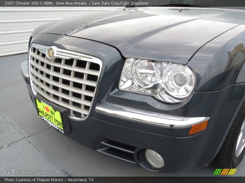 Steel Blue Metallic / Dark Slate Gray/Light Graystone 2007 Chrysler 300 C HEMI