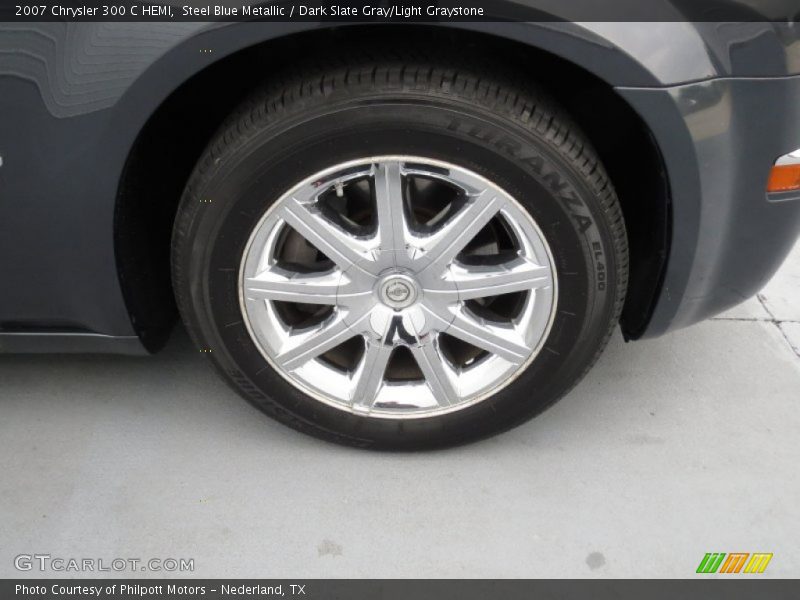 Steel Blue Metallic / Dark Slate Gray/Light Graystone 2007 Chrysler 300 C HEMI