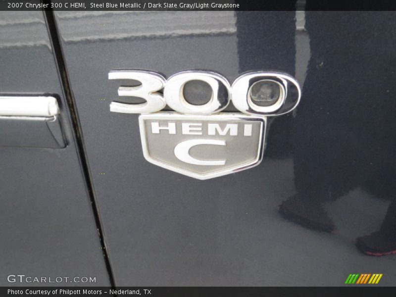 Steel Blue Metallic / Dark Slate Gray/Light Graystone 2007 Chrysler 300 C HEMI
