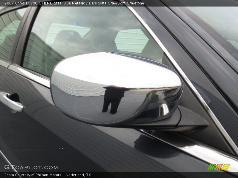 Steel Blue Metallic / Dark Slate Gray/Light Graystone 2007 Chrysler 300 C HEMI