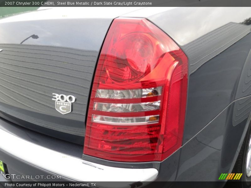 Steel Blue Metallic / Dark Slate Gray/Light Graystone 2007 Chrysler 300 C HEMI