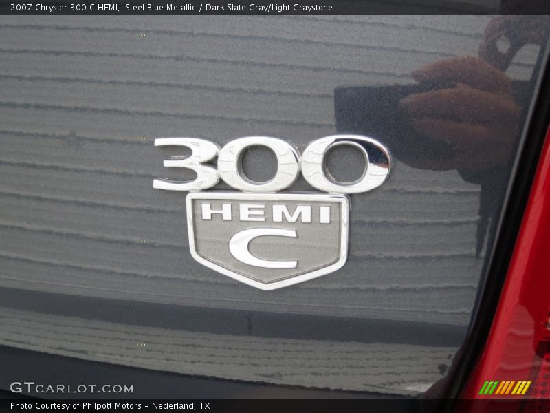 Steel Blue Metallic / Dark Slate Gray/Light Graystone 2007 Chrysler 300 C HEMI