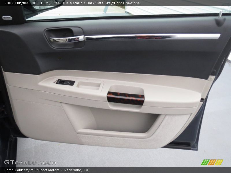 Steel Blue Metallic / Dark Slate Gray/Light Graystone 2007 Chrysler 300 C HEMI
