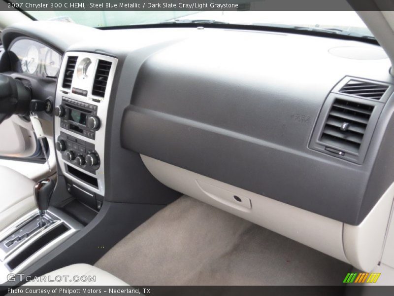 Steel Blue Metallic / Dark Slate Gray/Light Graystone 2007 Chrysler 300 C HEMI