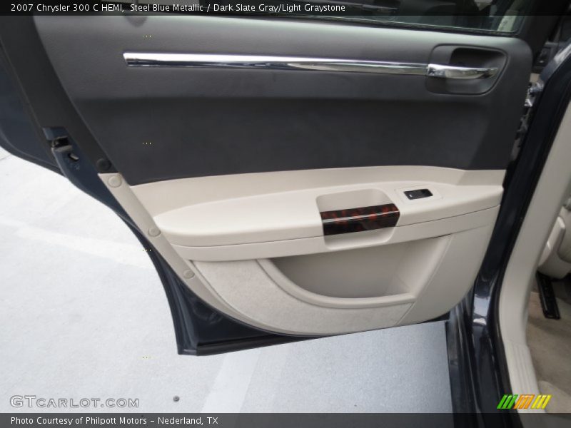 Steel Blue Metallic / Dark Slate Gray/Light Graystone 2007 Chrysler 300 C HEMI
