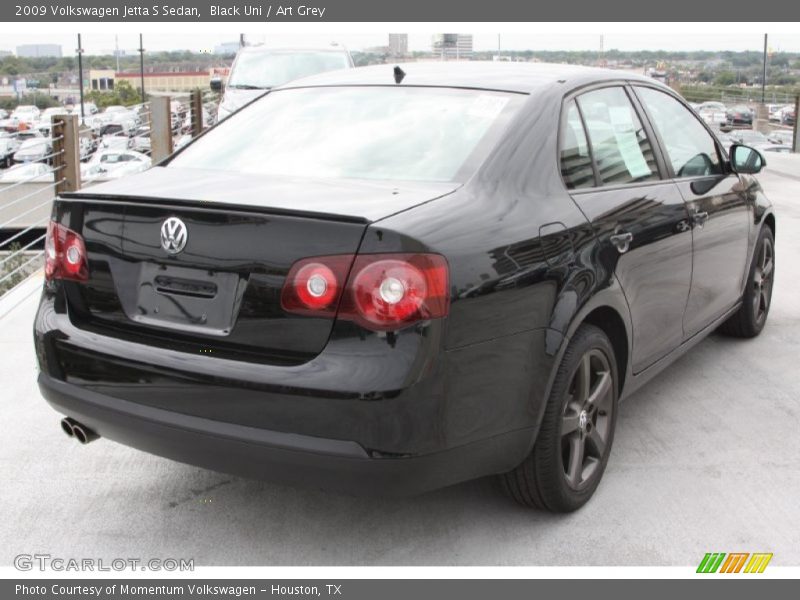Black Uni / Art Grey 2009 Volkswagen Jetta S Sedan