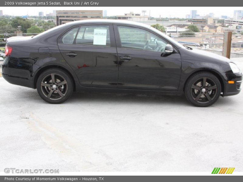 Black Uni / Art Grey 2009 Volkswagen Jetta S Sedan