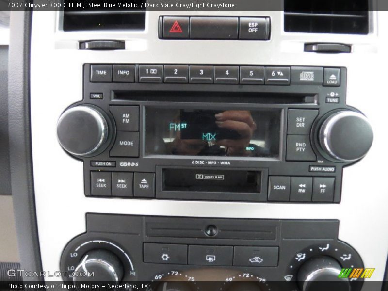 Steel Blue Metallic / Dark Slate Gray/Light Graystone 2007 Chrysler 300 C HEMI