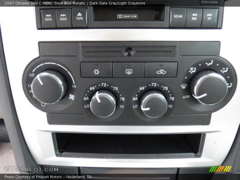 Steel Blue Metallic / Dark Slate Gray/Light Graystone 2007 Chrysler 300 C HEMI