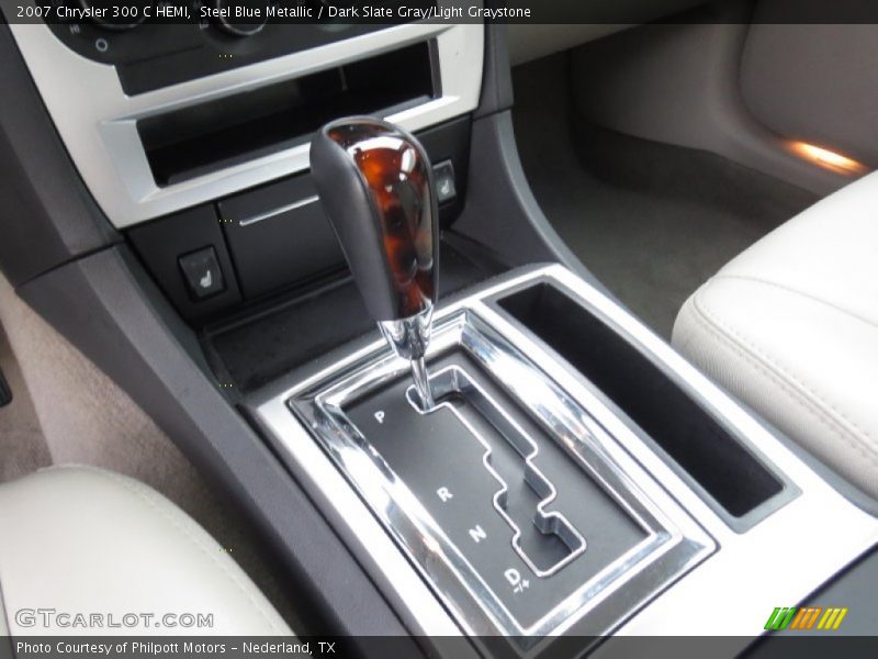 Steel Blue Metallic / Dark Slate Gray/Light Graystone 2007 Chrysler 300 C HEMI
